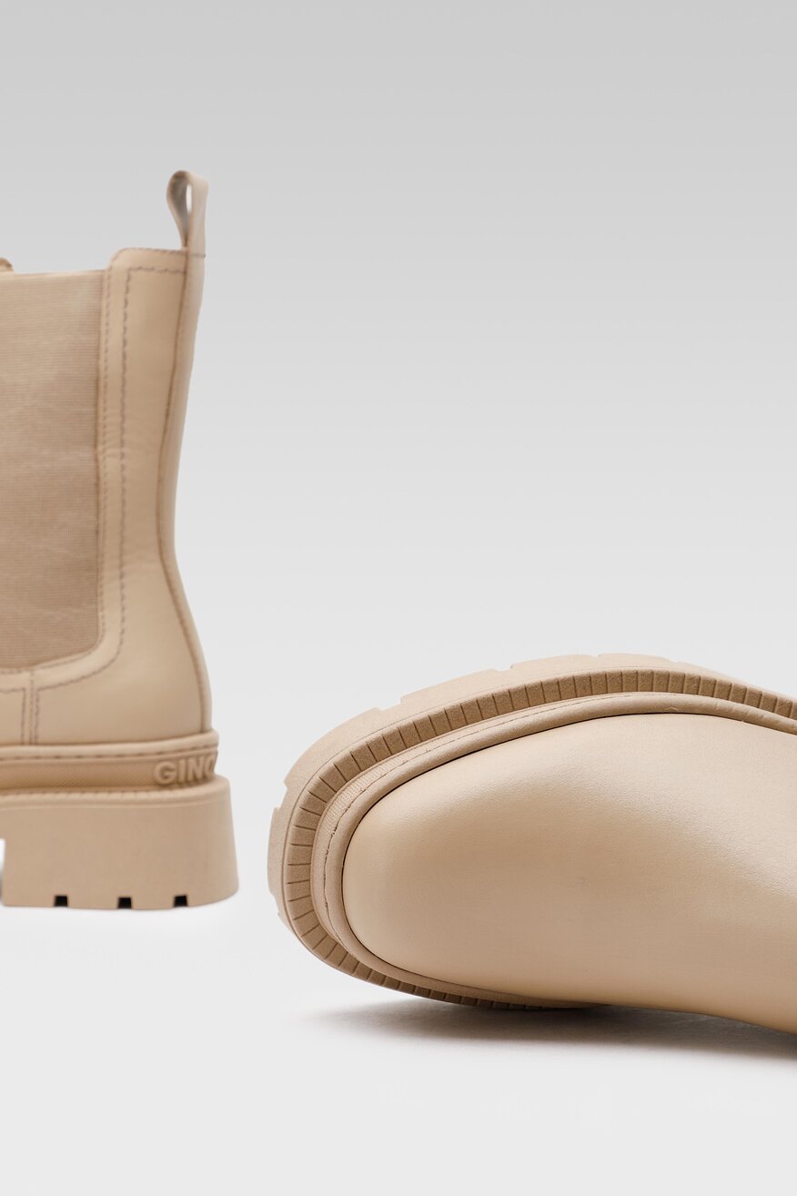 Botki Gino Rossi 222FW103 Beżowy ciemny