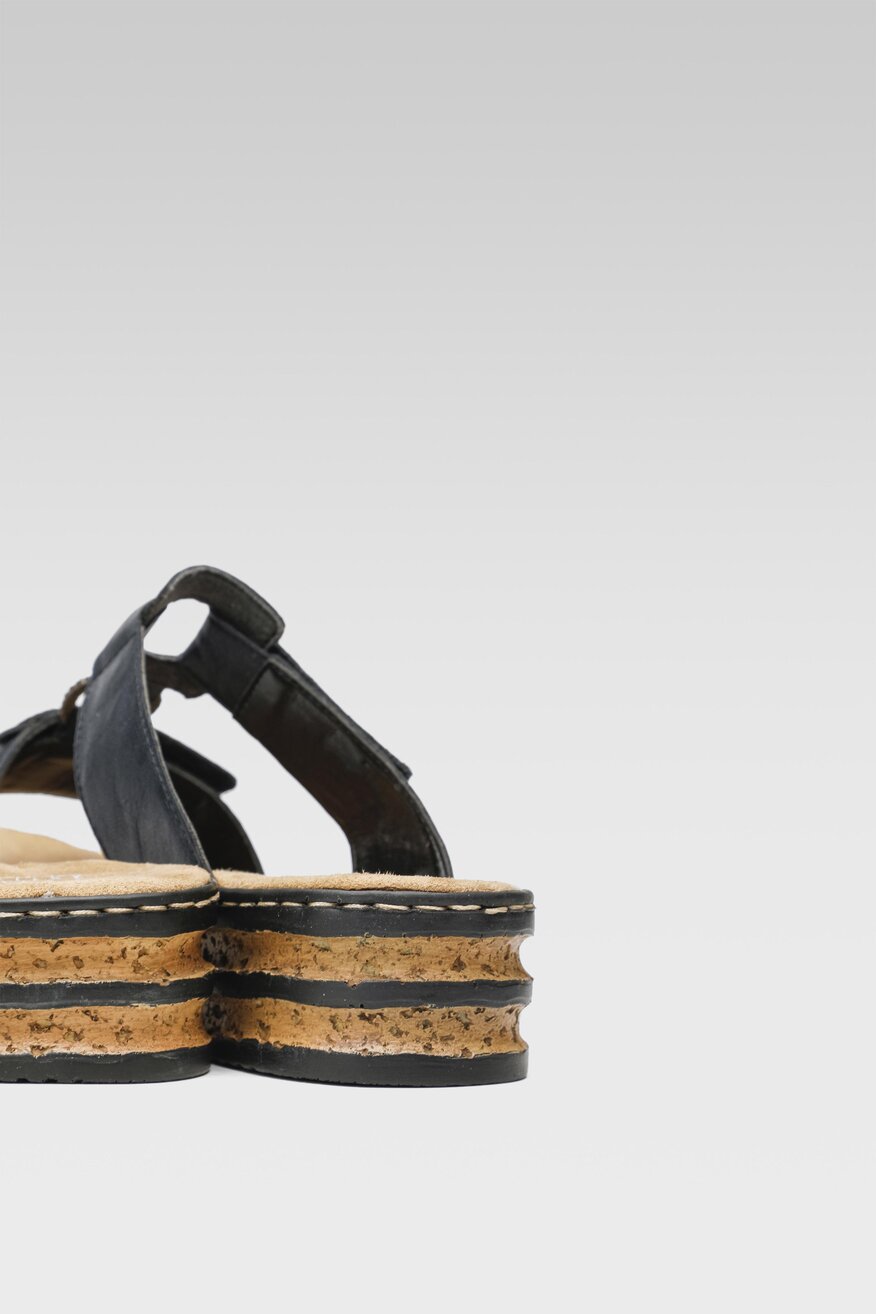 Klapki Rieker 62936-14 Granatowy