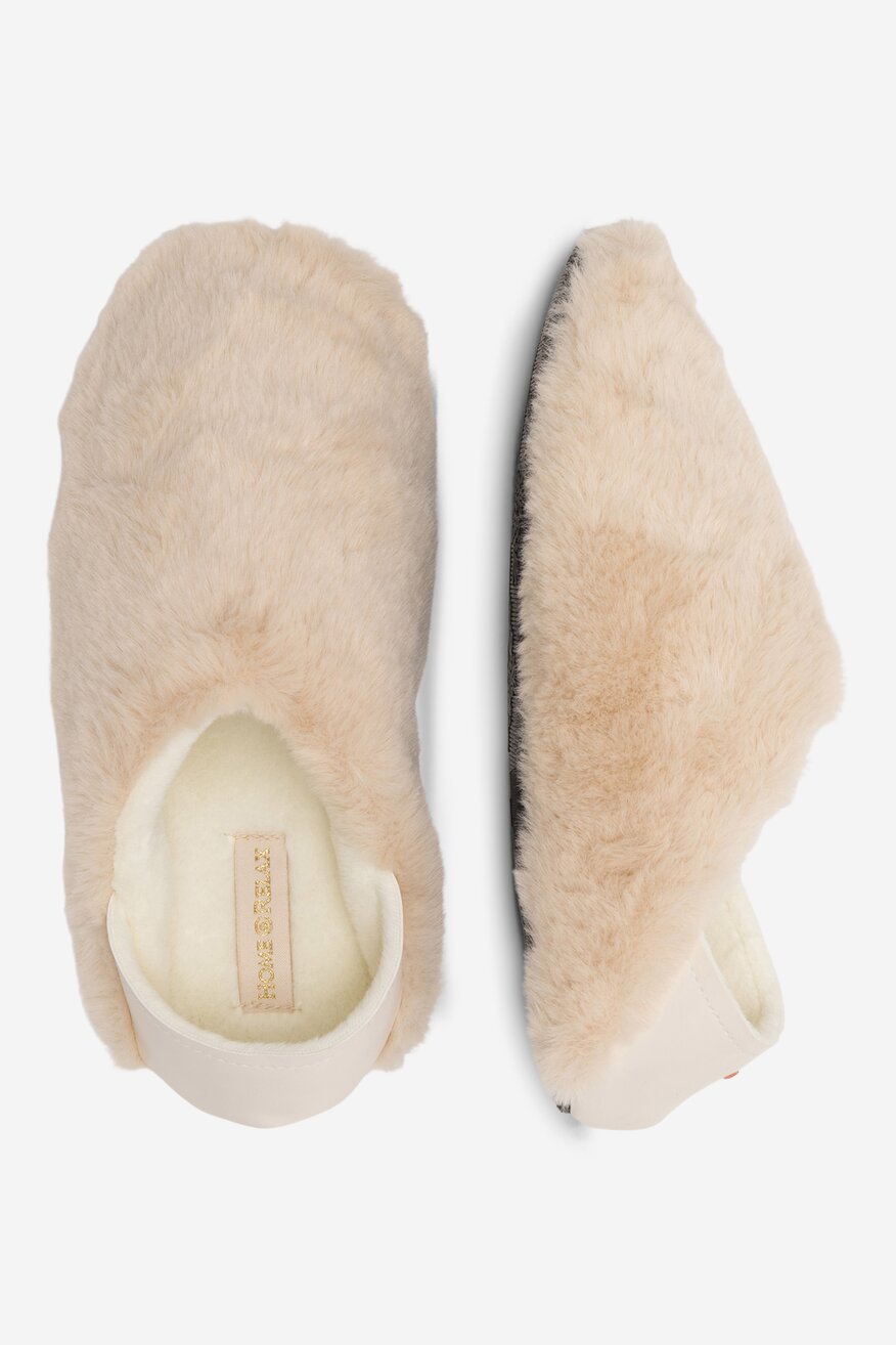 Kapcie Home&Relax P3194806 Kremowy