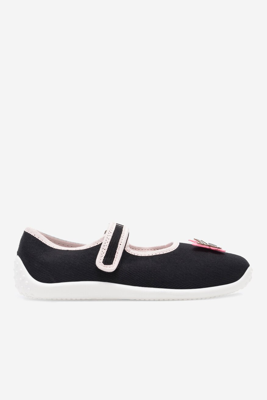 Kapcie Nelli Blu BALERINKI MOTYL IV Czarny