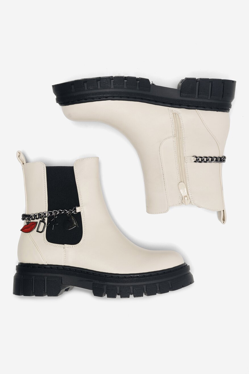 Botki DeeZee CS5906-01 Beżowy