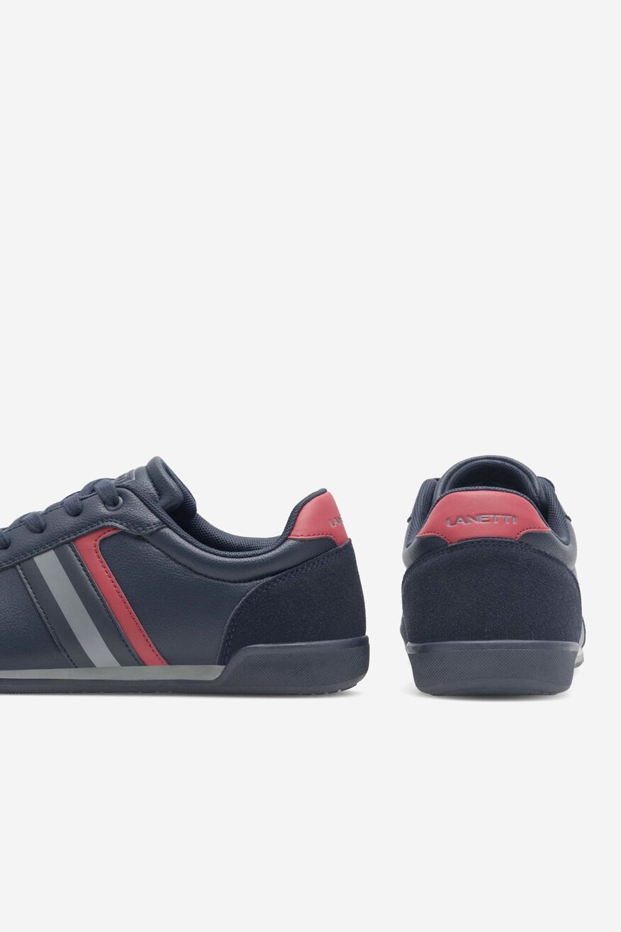 Półbuty Lanetti MP07-01458-02 Granatowy