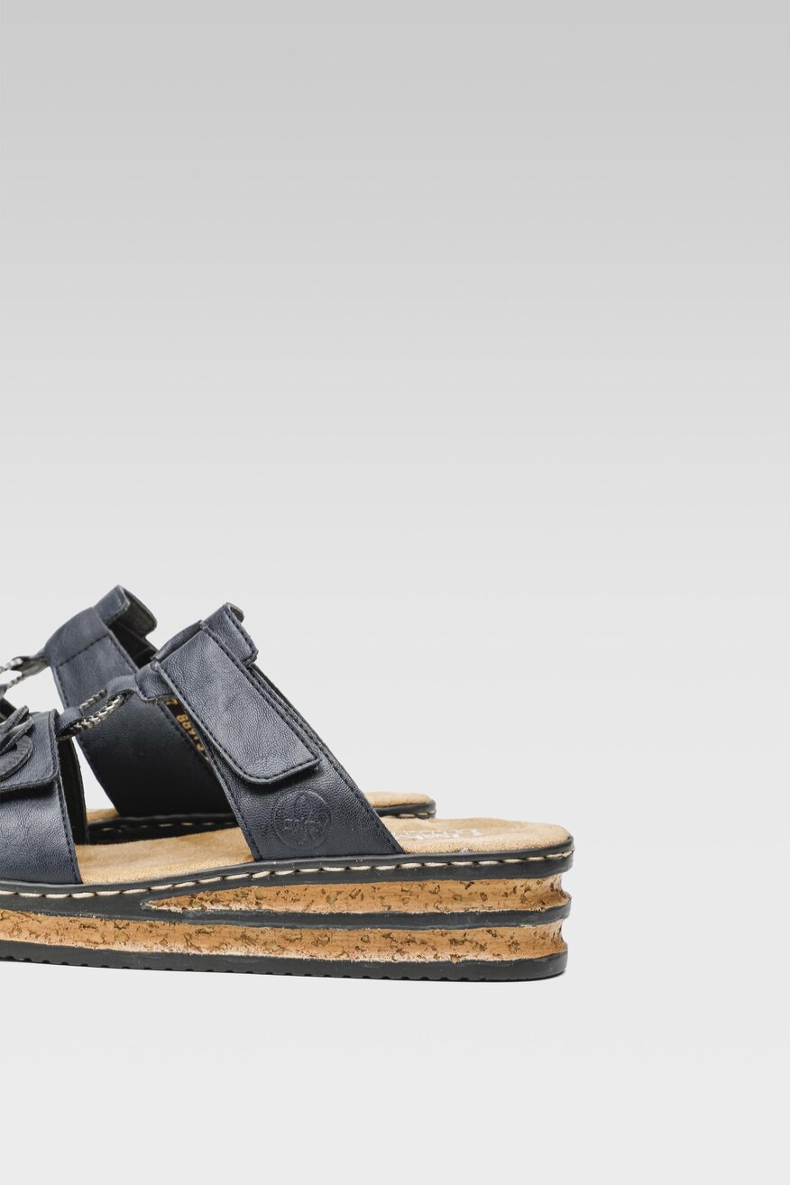 Klapki Rieker 62936-14 Granatowy