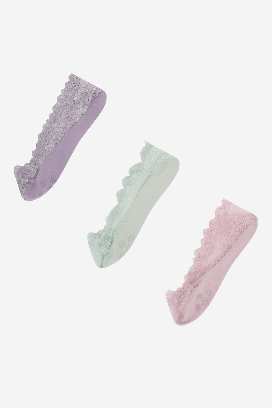 Skarpetki damskie Jenny Fairy 4WB-011-SS23 (3-PACK) Fioletowy
