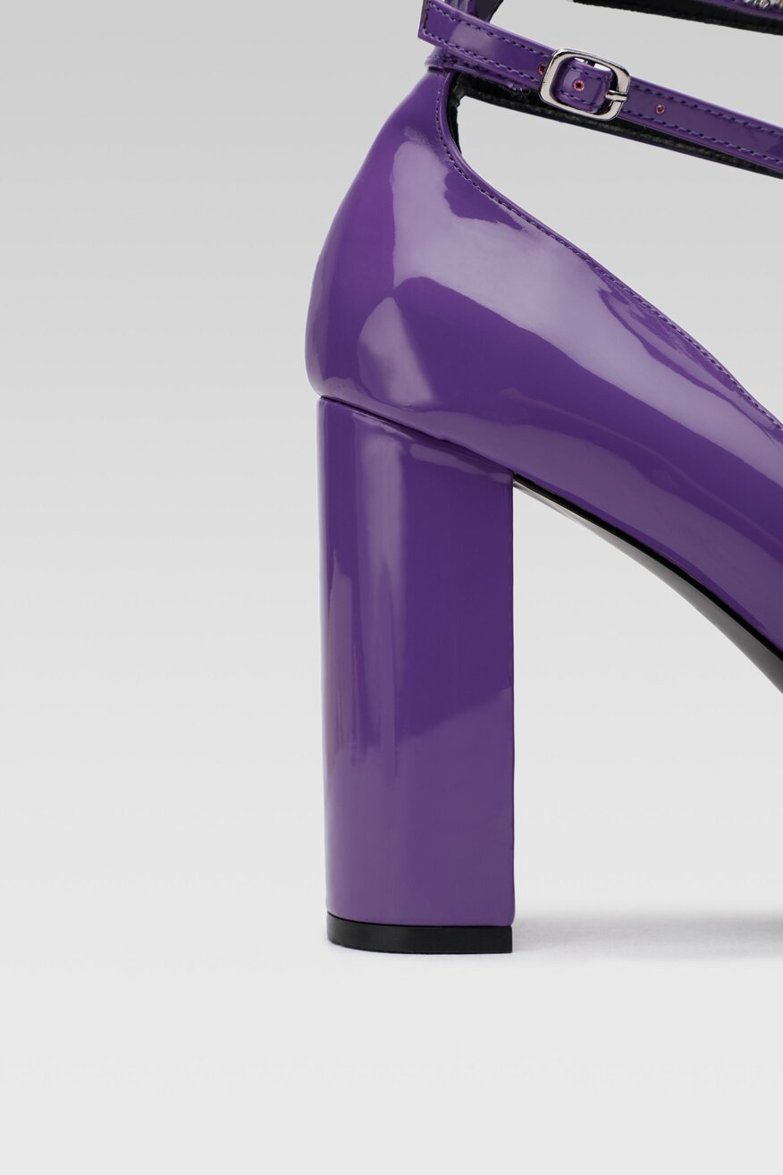 Czółenka Jenny Fairy GLOSSY-03KW Fioletowy