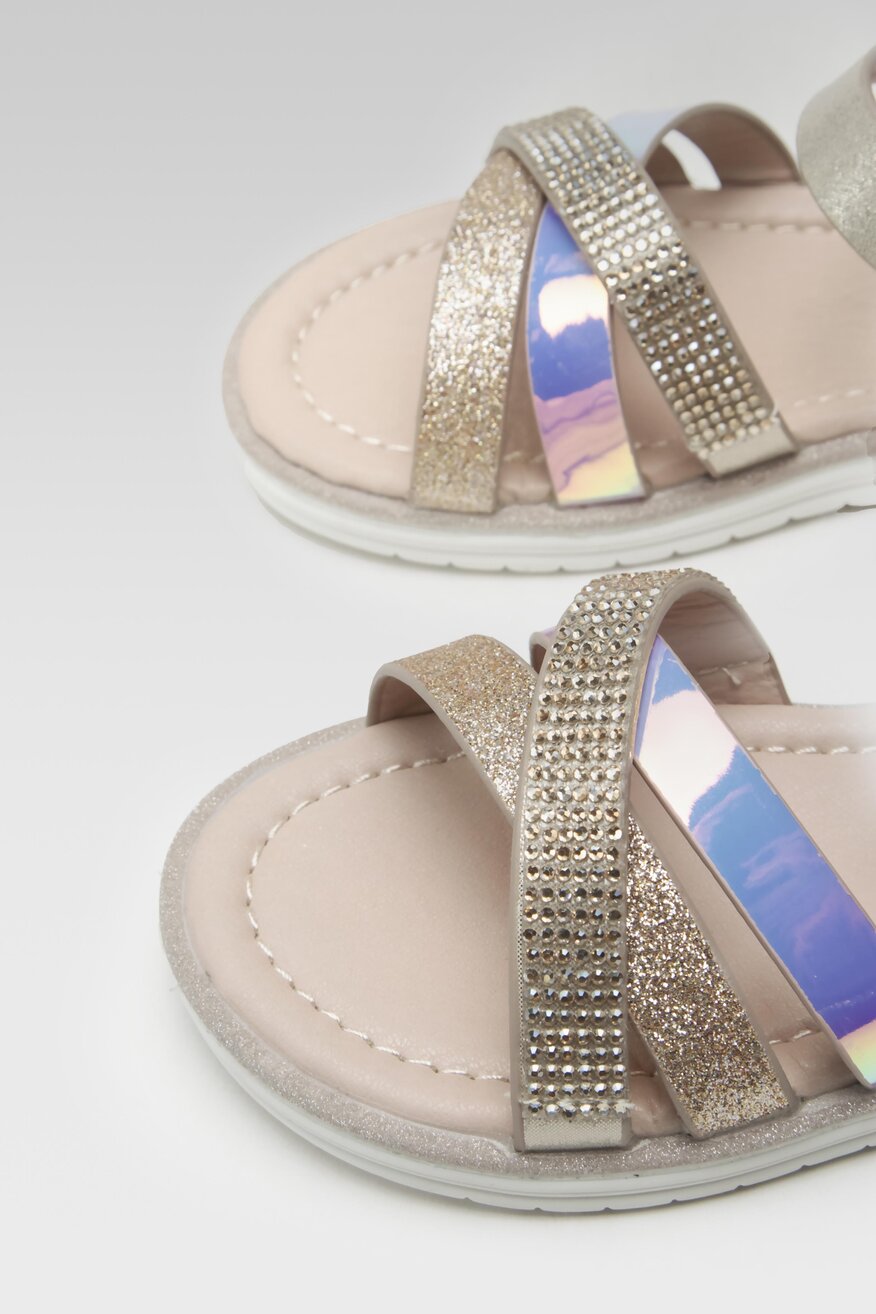 Sandały Nelli Blu CM220813-7 Złoty