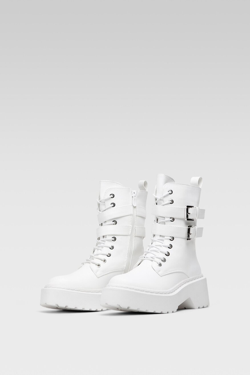 Trzewiki DeeZee WS5656-01 Biały