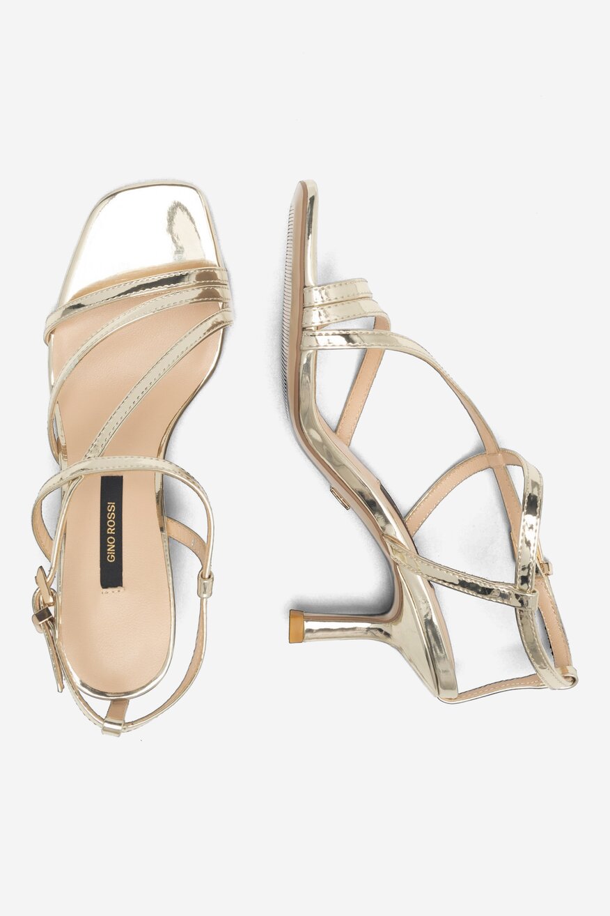 Sandały Gino Rossi V908-57-2 Złoty