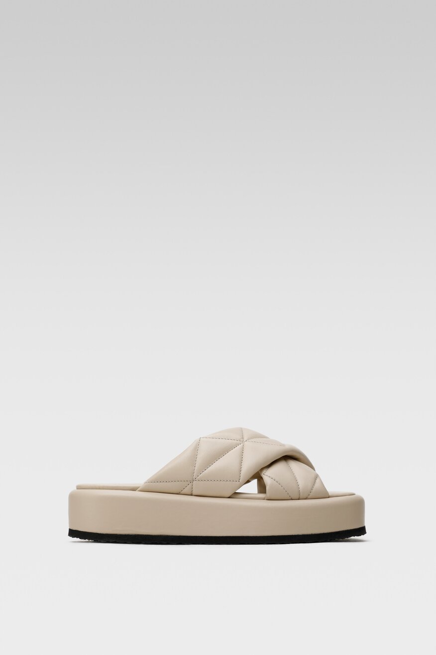 Klapki Badura 22SS02 Beżowy