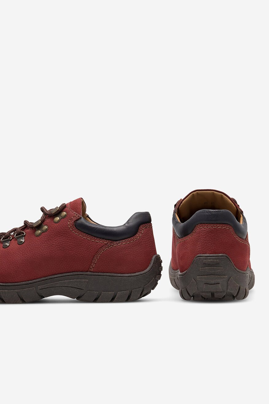 Półbuty Lasocki MB-UZI-01 Czerwony ciemny