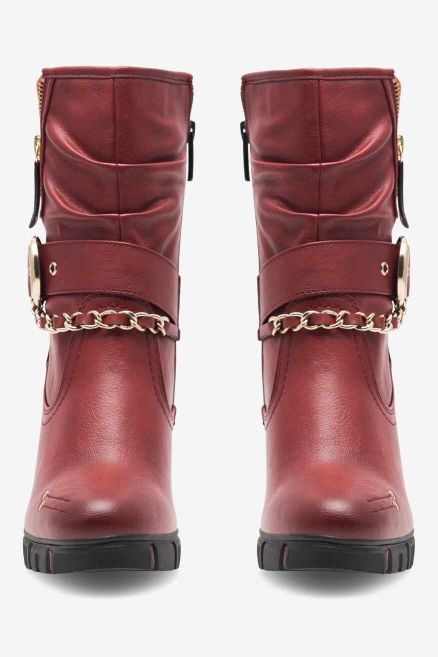 Kozaki Mustang 1363-505 Czerwony