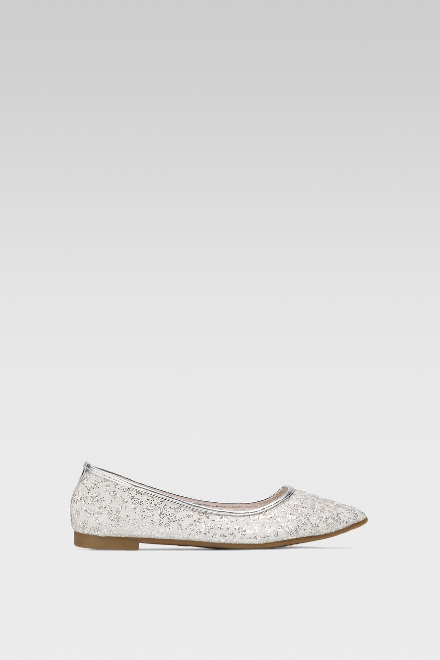 Baleriny Jenny Fairy KL-0911-01 Srebrny