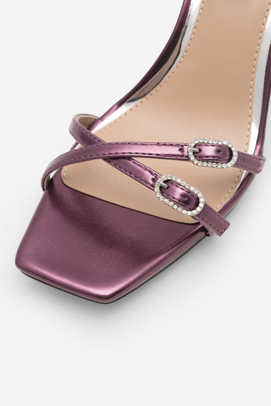 Sandały NINE WEST FARAZA ZL23014CC Fioletowy