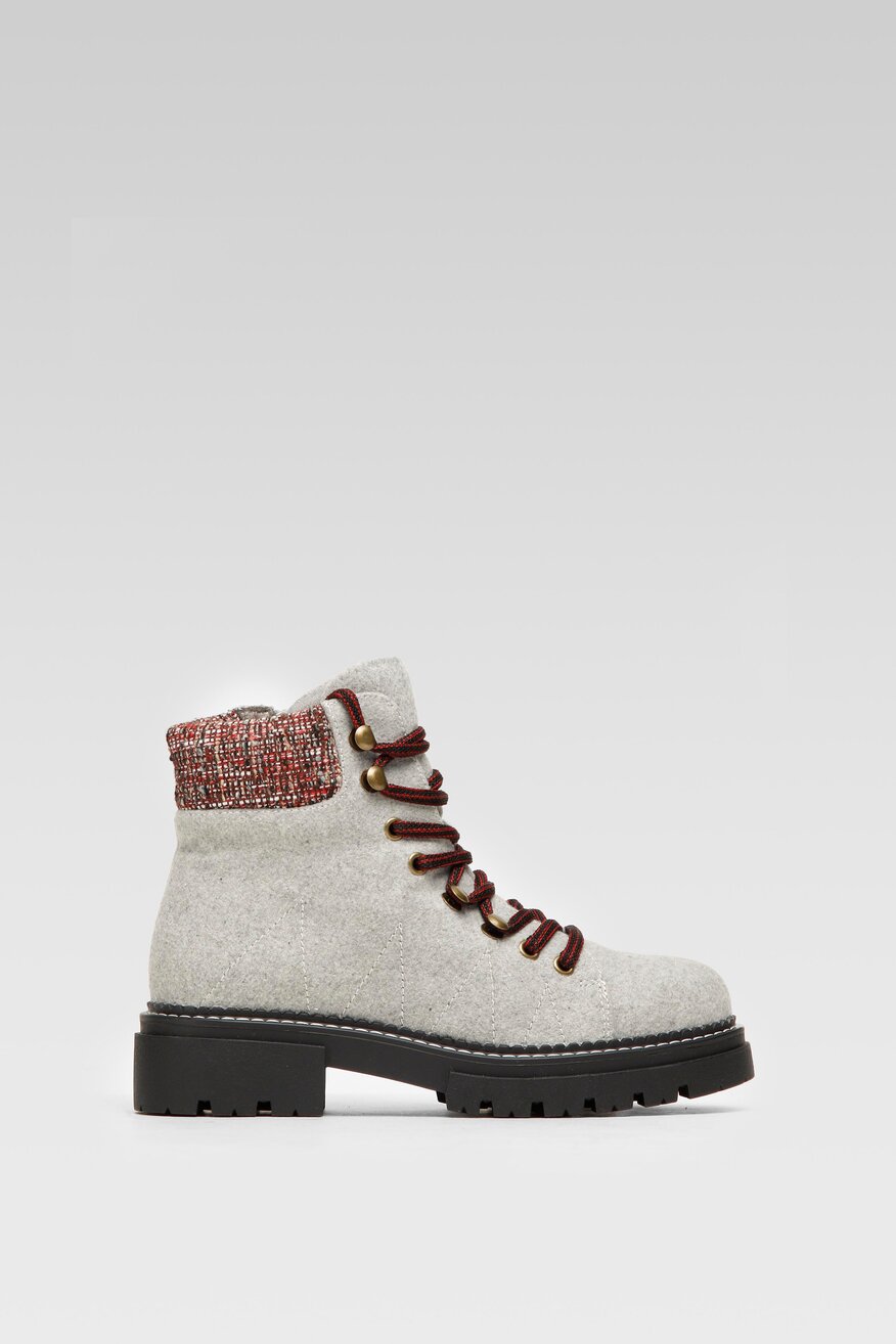 Trzewiki Jenny Fairy WS5579-45 Szary jasny