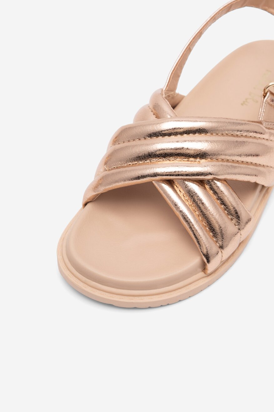 Sandały Nelli Blu CS5562-08 Złoty