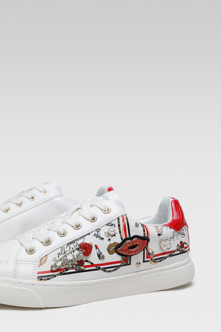 Półbuty Aldo 13370510 Biały