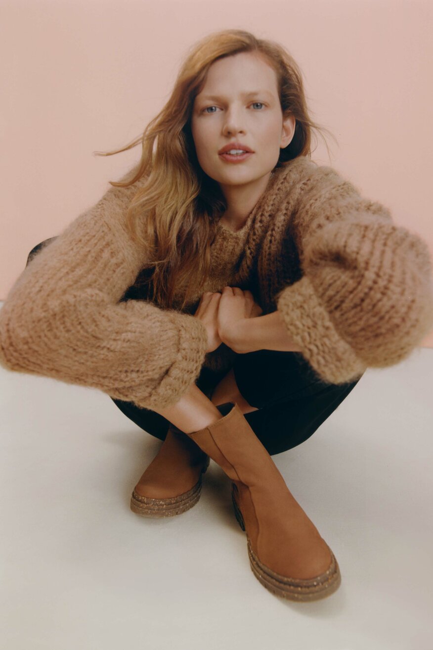 Kozaki Lasocki Young CI12-VIRGO-07 Brązowy jasny