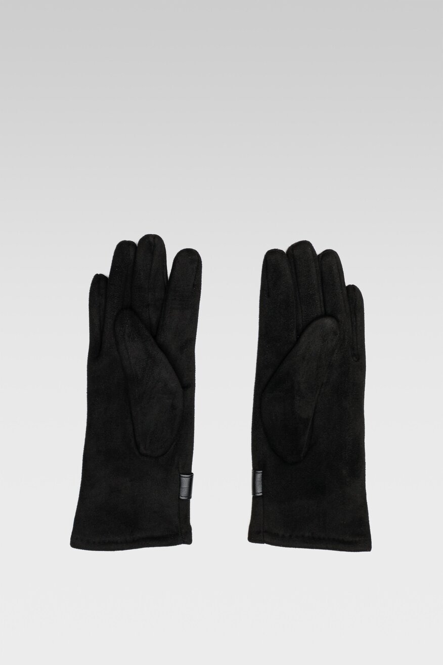 Rękawiczki damskie ACCCESSORIES 1W6-041-AW22 Czarny