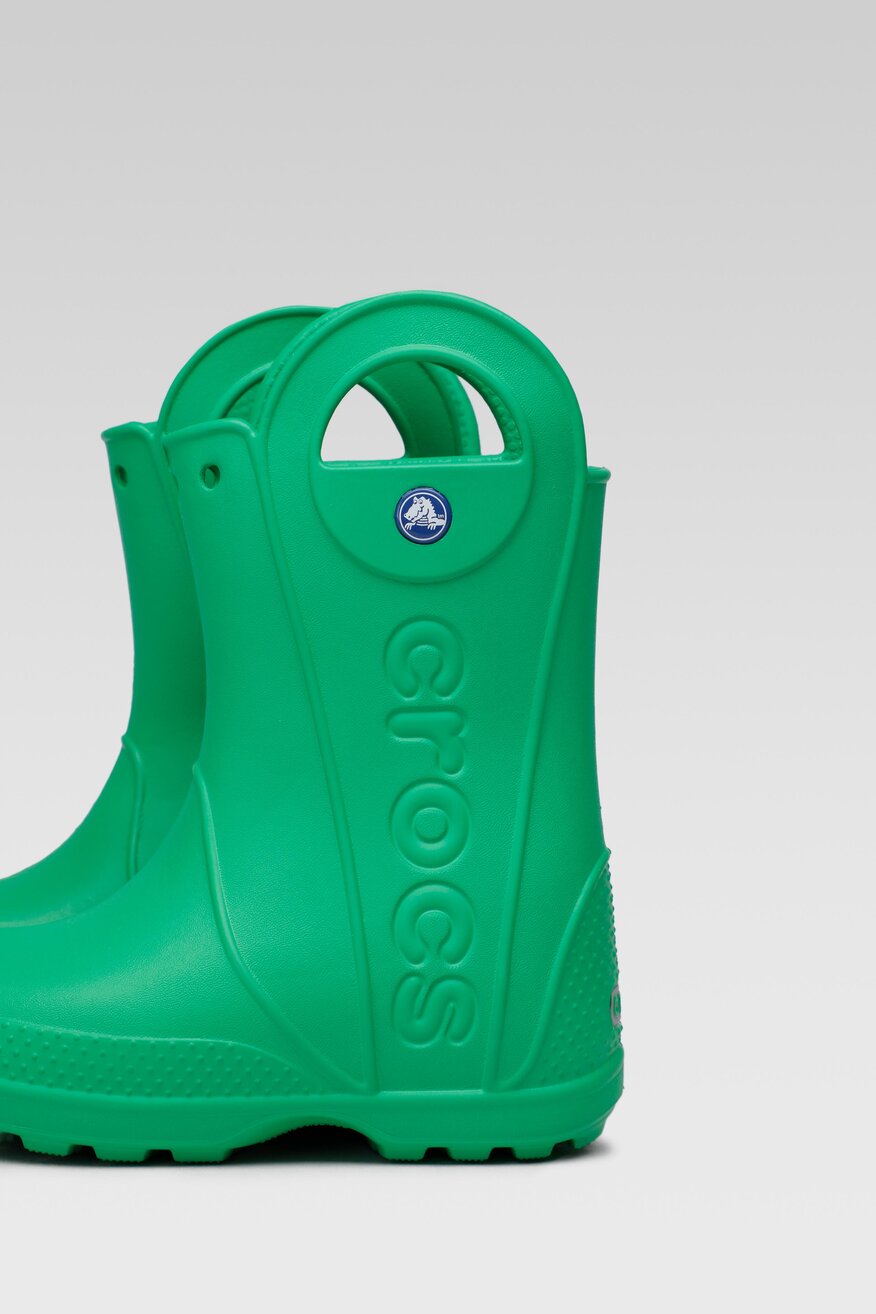 Kalosze Crocs HANDLE IT RAIN BOOT 12803-3E8 Zielony