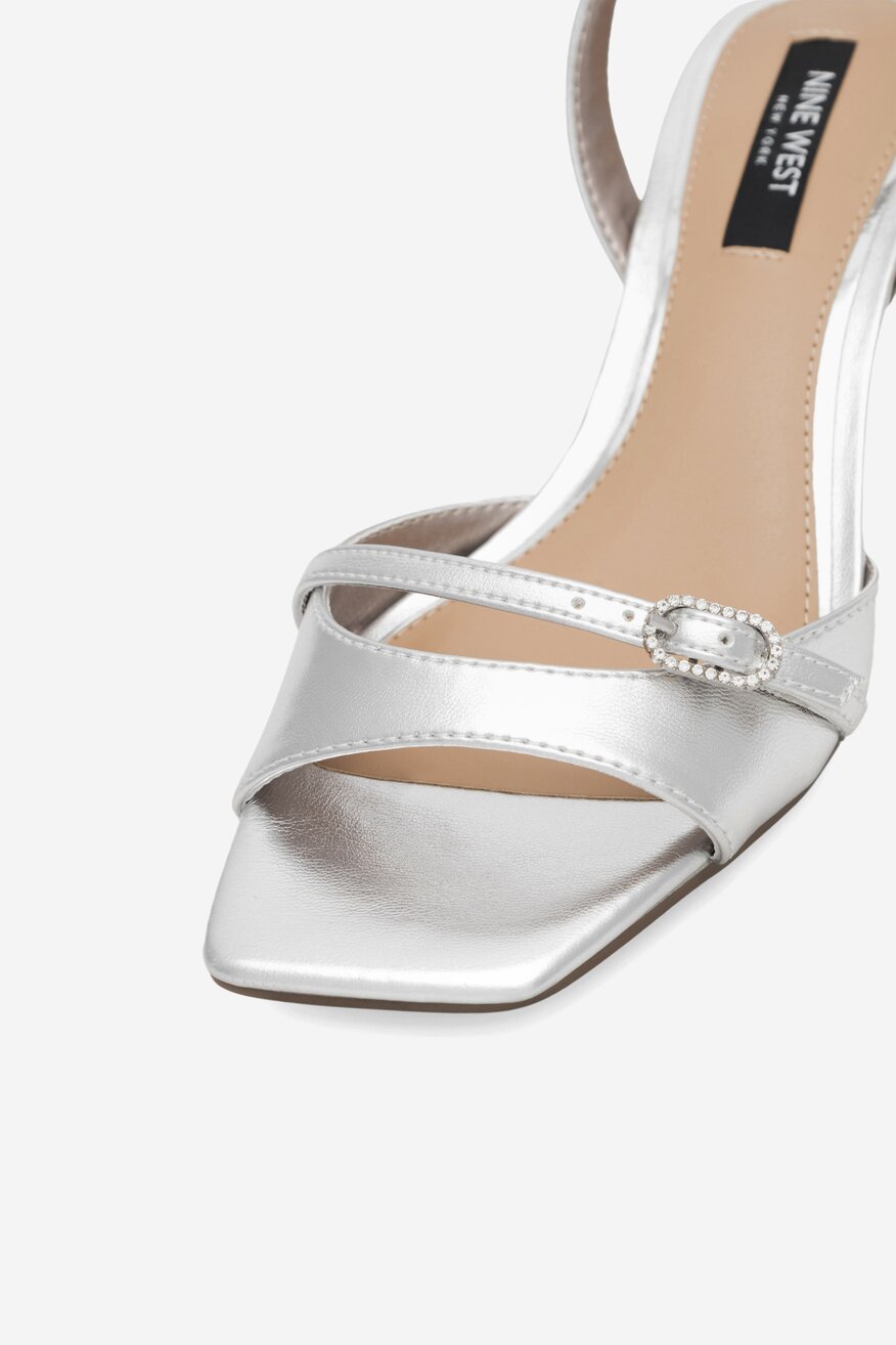 Sandały NINE WEST FEROZA BYCCC02 Srebrny