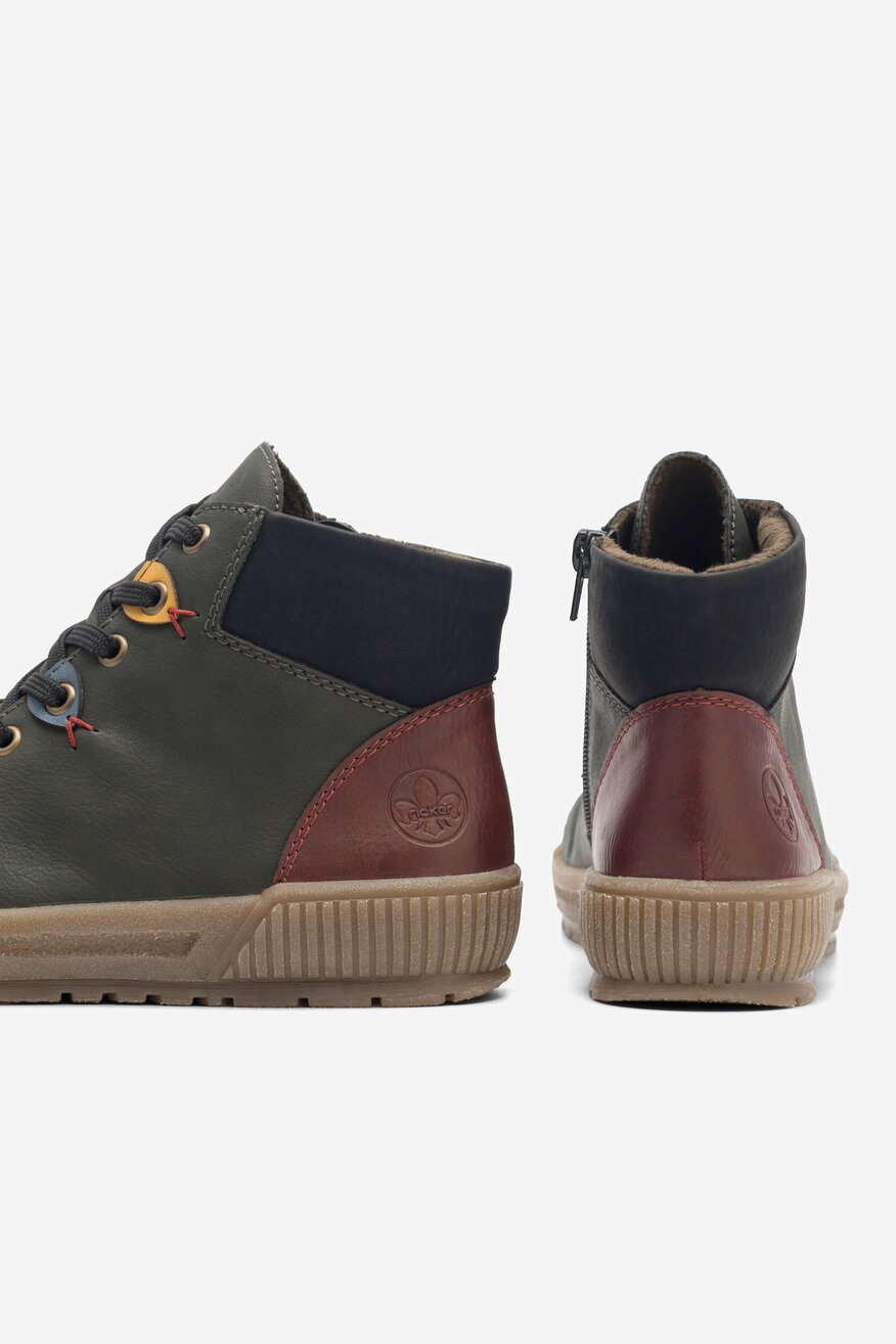 Trzewiki Rieker N0711-54 Zielony