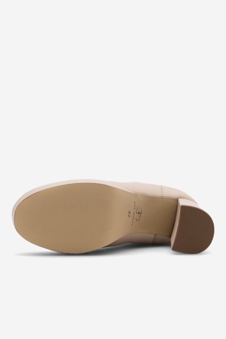 Botki EVA MINGE LUGO-111072 Beżowy
