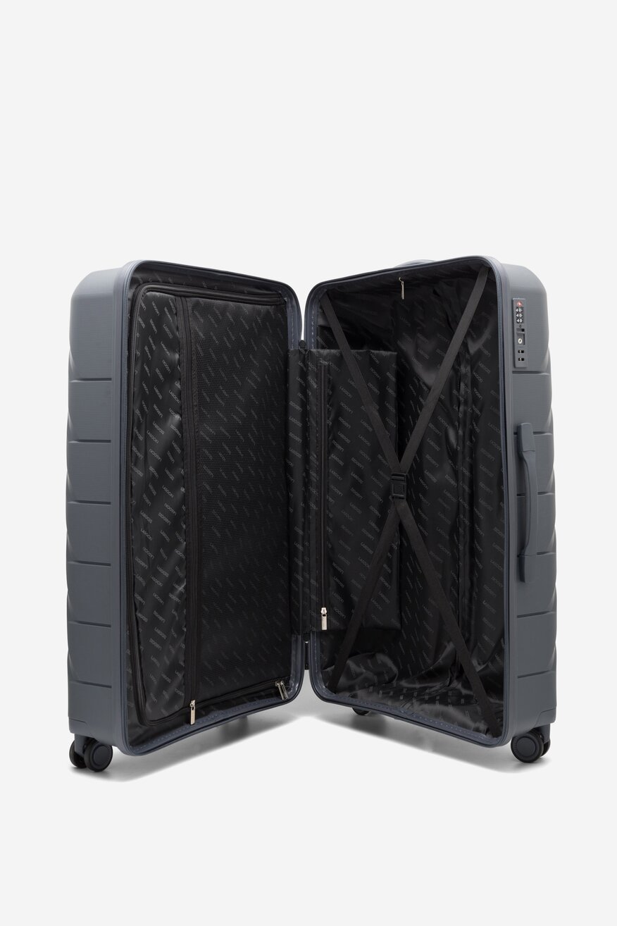 Walizka Lasocki WAL-L-07GREY-04 Szary