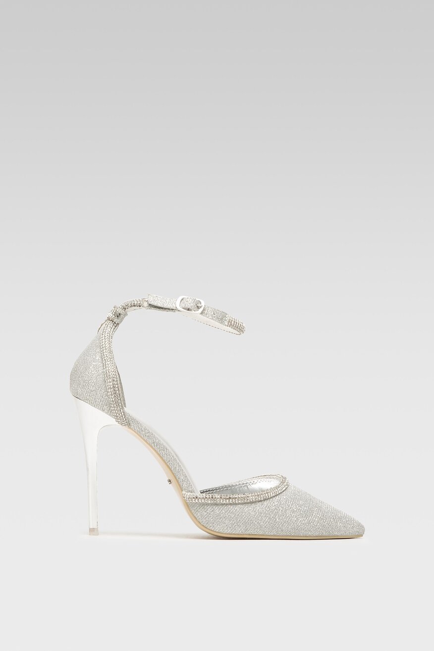 Czółenka DeeZee LAAB4503-A2 Srebrny