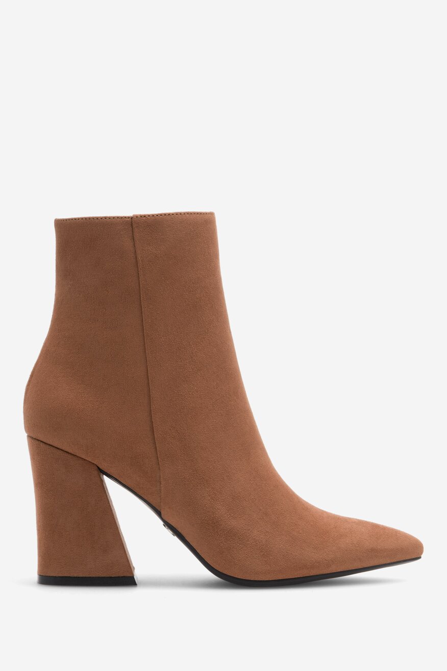 Botki NINE WEST SATI 13196A Brązowy