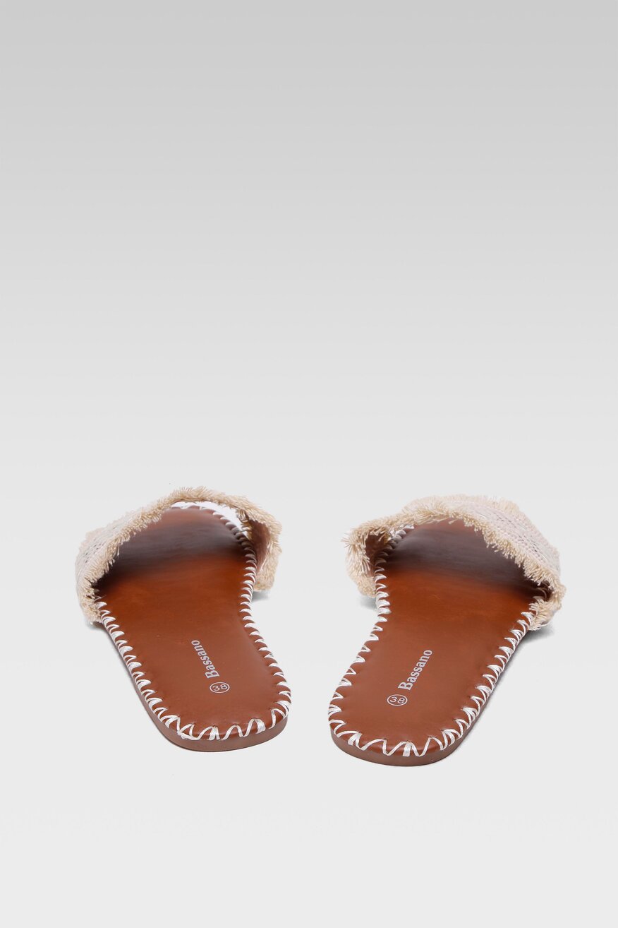 Klapki Bassano 23954 Beżowy