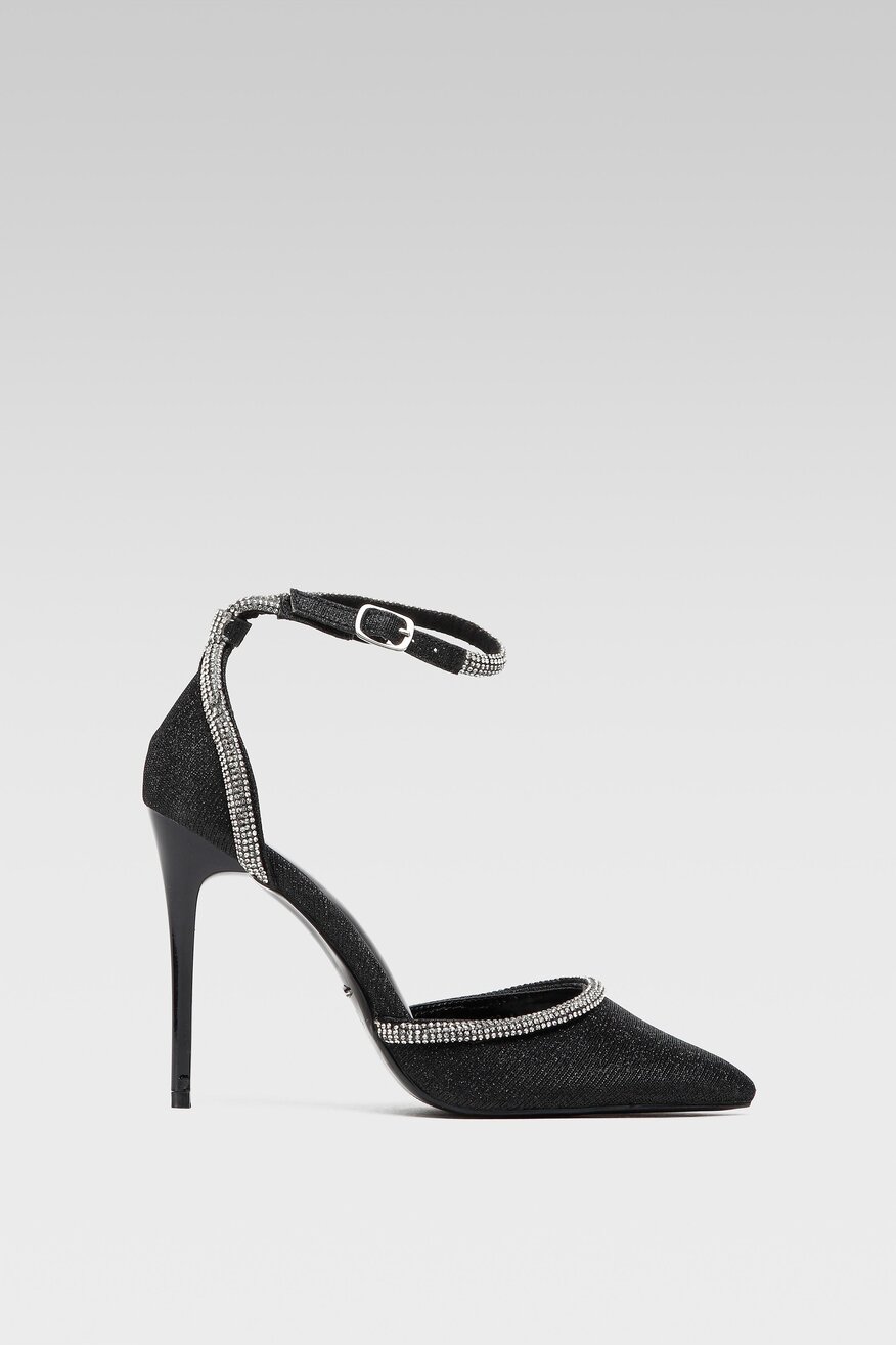 Czółenka DeeZee LAAB4503-A2 Czarny