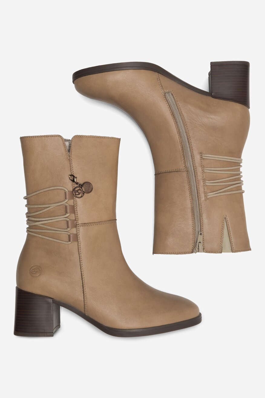 Botki Remonte D0V71-20 Beżowy