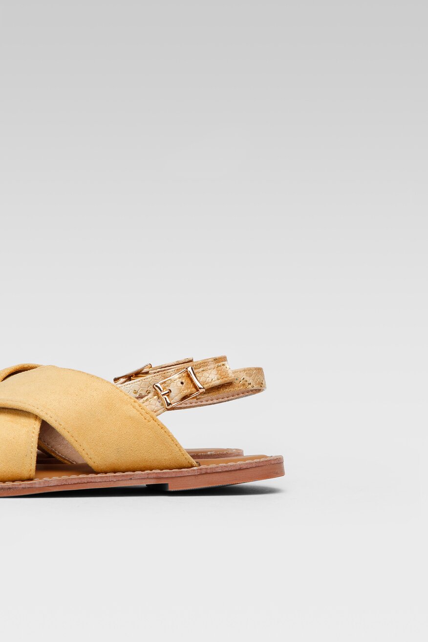 Sandały Nelli Blu CS21882-06 Miodowy