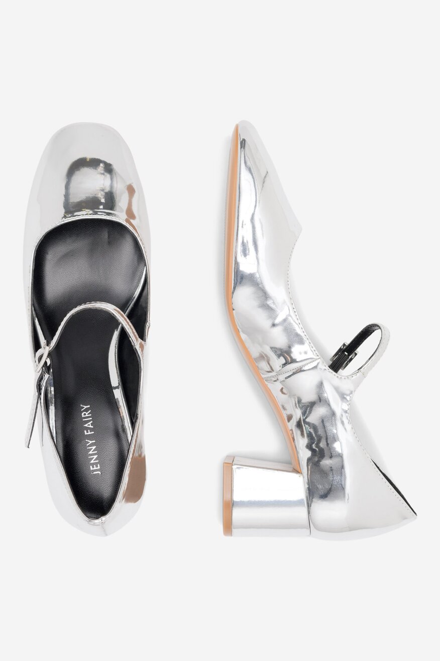Czółenka Jenny Fairy IVI WYL04091-2 Srebrny