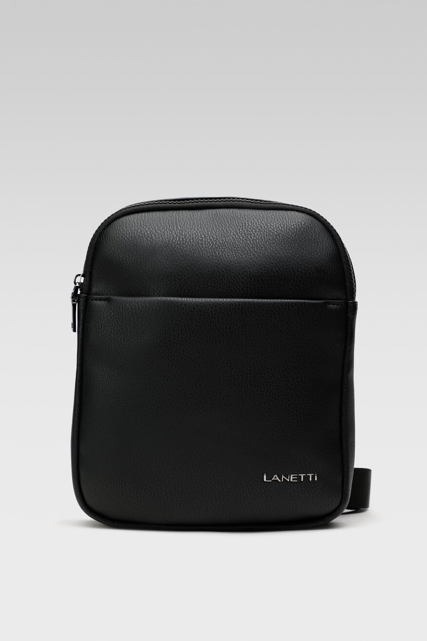 Torba męska Lanetti BMR-U-034-10-09 Czarny