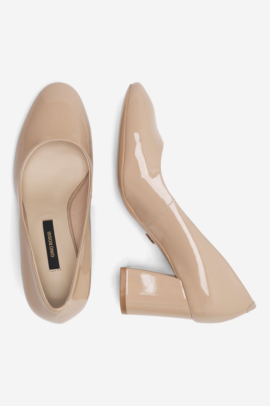 Czółenka Gino Rossi 71446-02L Beżowy