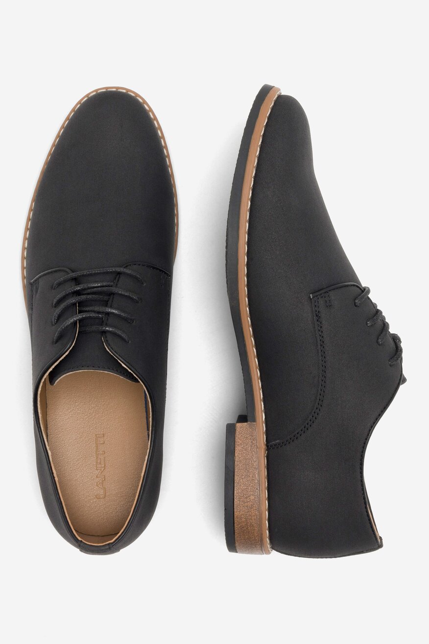 Półbuty Lanetti MYL8428-2B Czarny