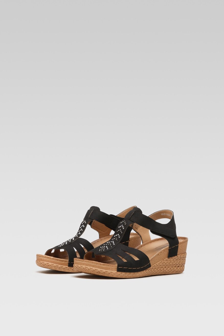 Sandały Clara Barson REBEKAH WS189-07 Czarny