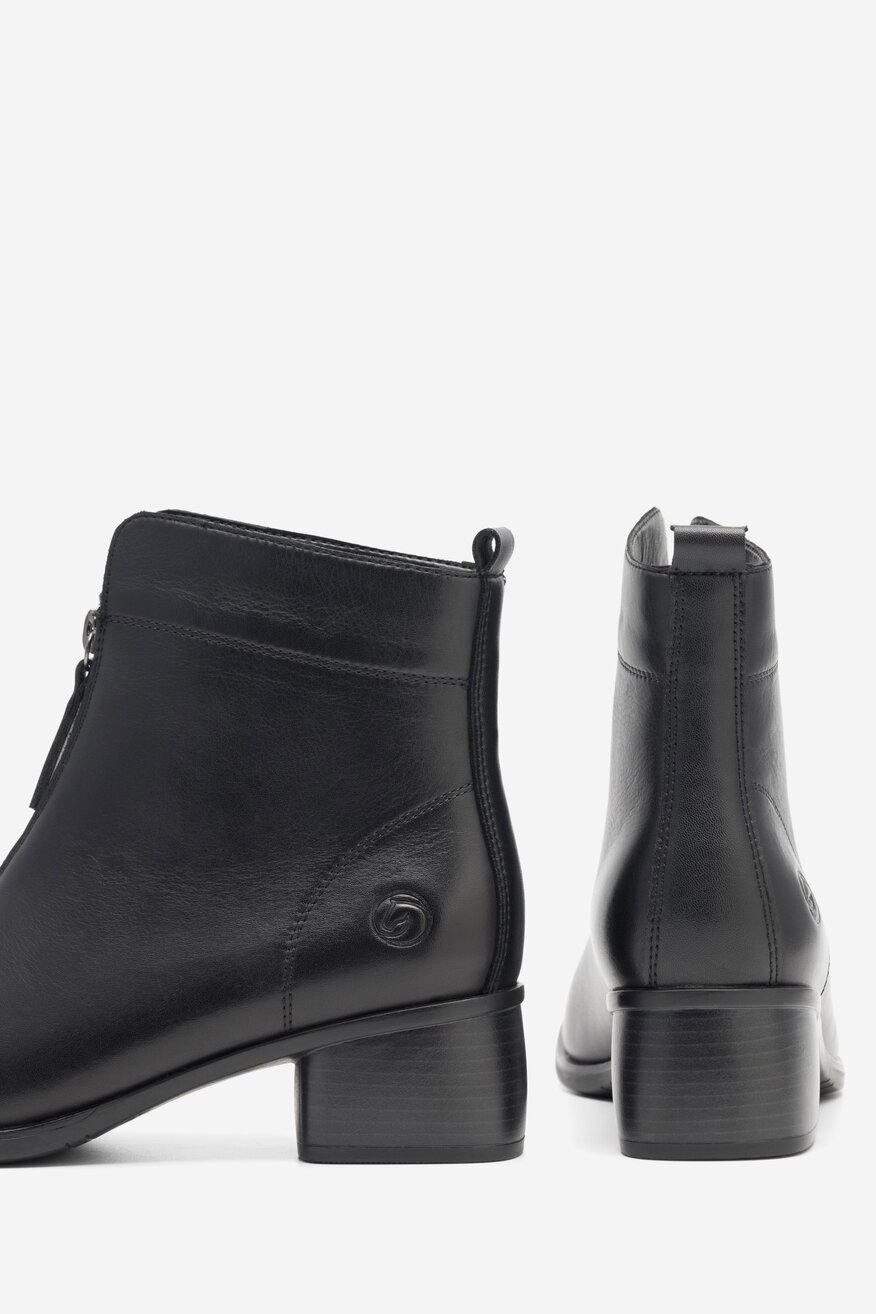 Botki Remonte R8878-01 Czarny