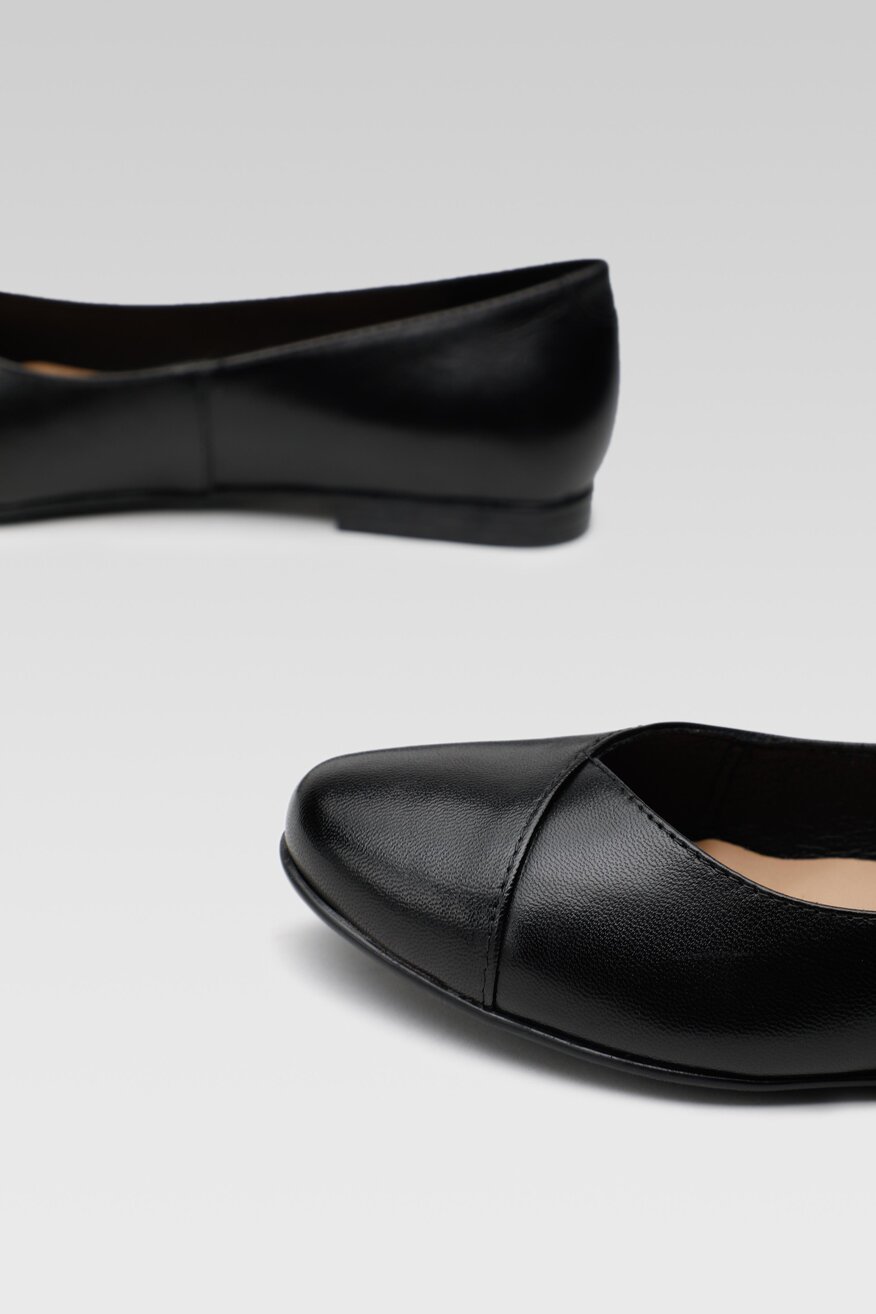 Baleriny Sarah Karen RST-ELENA-02 Czarny