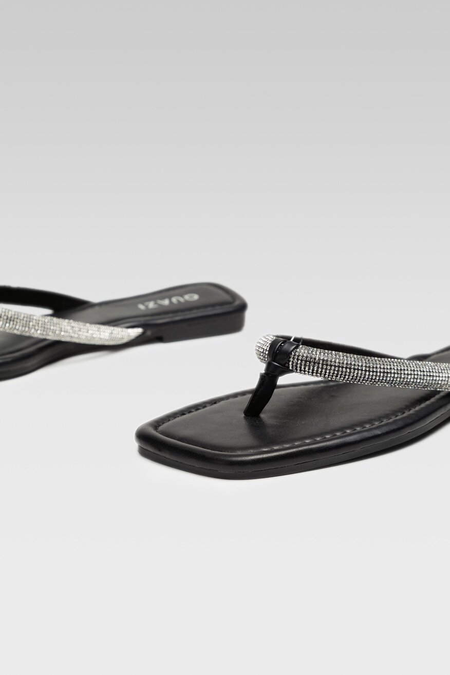 Klapki Quazi LS5521-02 Czarny