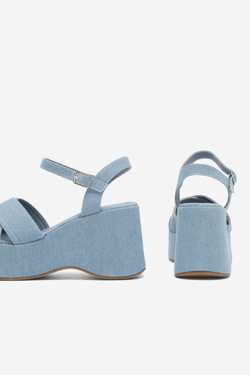 Sandały Jenny Fairy MOBBY KL E2206-101 Jeansowy