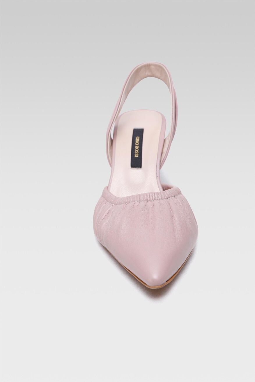 Czółenka Gino Rossi LB-601 Różowy jasny