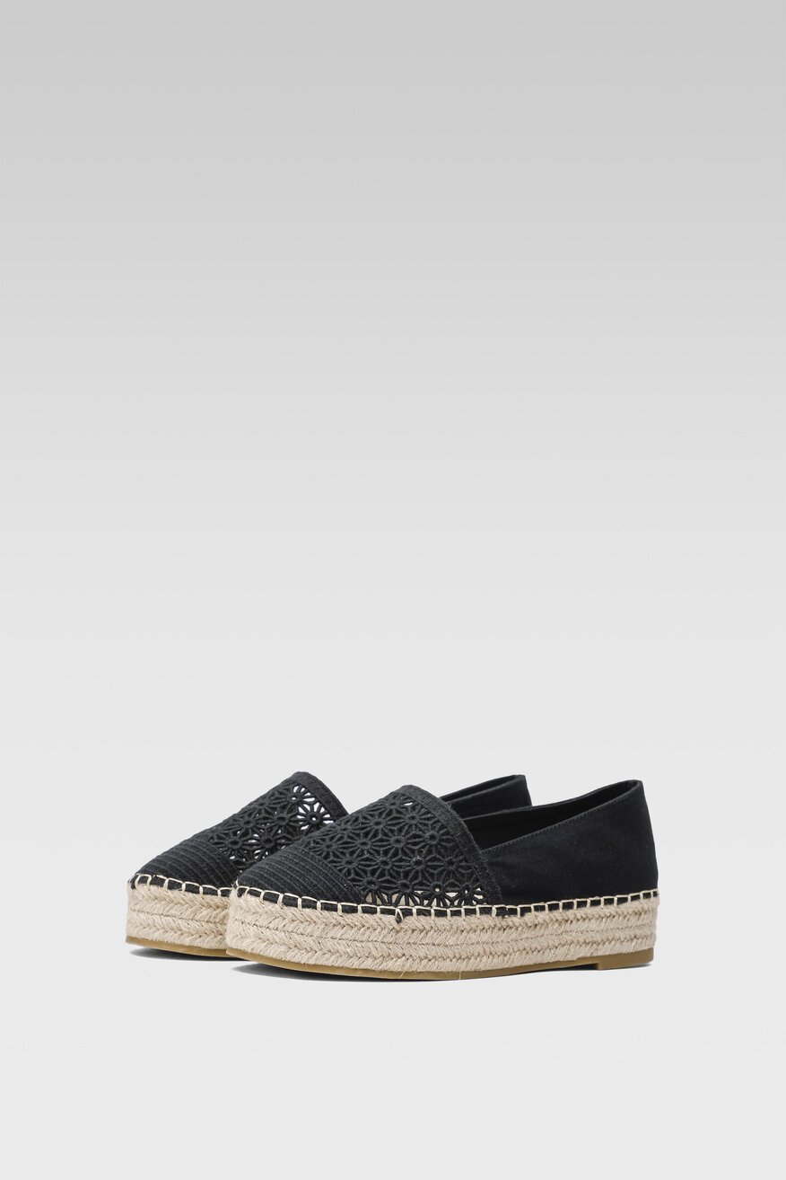 Espadryle Jenny Fairy MOLLY WS250509-01 Czarny