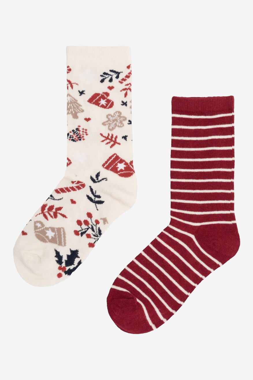 Skarpetki damskie Jenny Fairy 4WB-001-AW23 (2-PACK) Beżowy