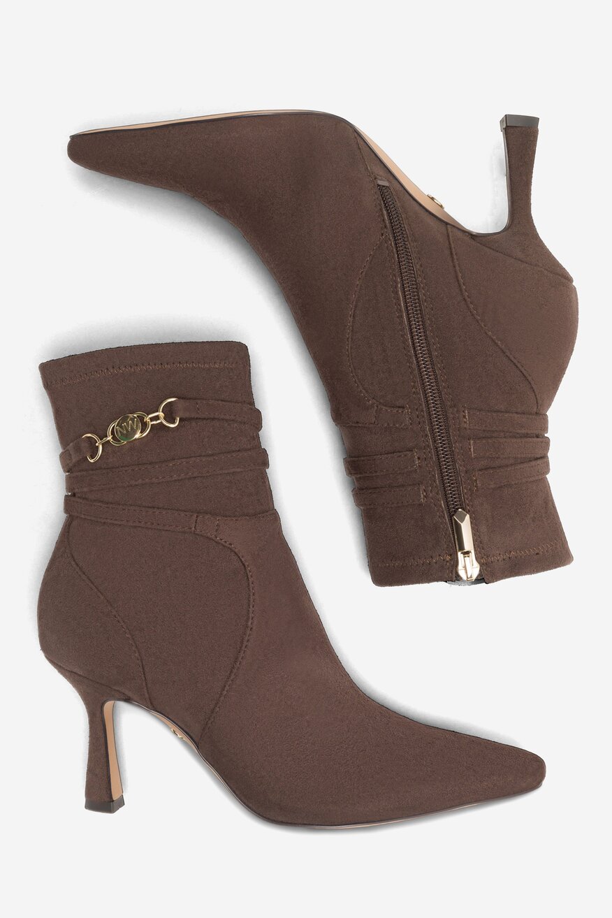 Botki NINE WEST LUBENA ZL23003CC Brązowy