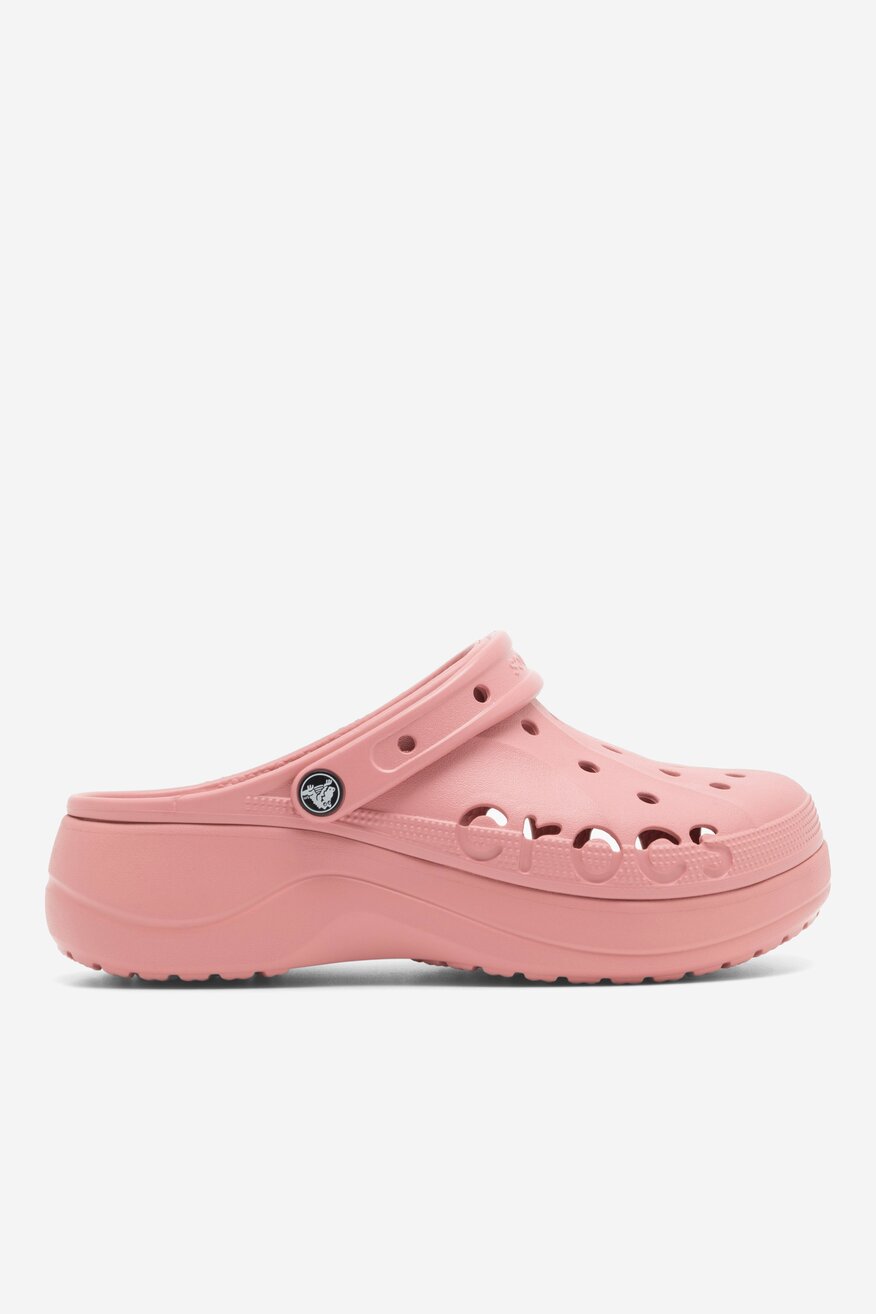 Klapki basenowe Crocs BAYA PLATFORM CLOG 208186-682 Różowy