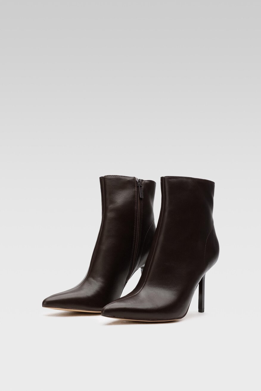 Botki DeeZee LS5872-01 Brązowy ciemny