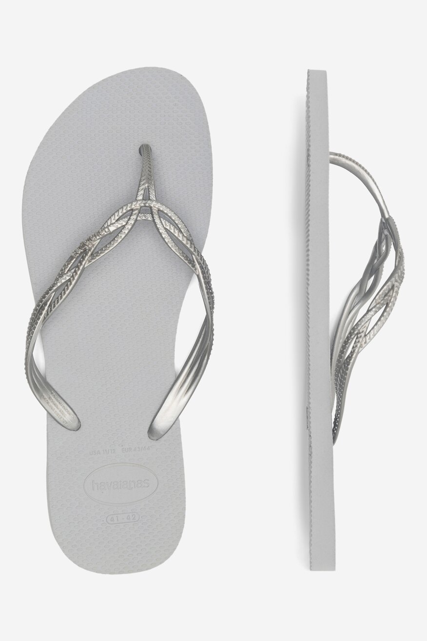 Klapki Havaianas 41232253498 Szary jasny