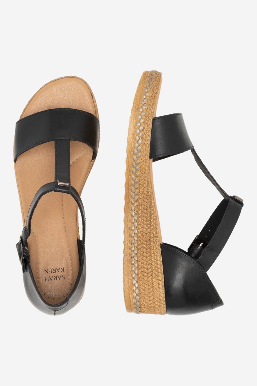 Sandały Sarah Karen WI16-WARKOCZ-05 Czarny